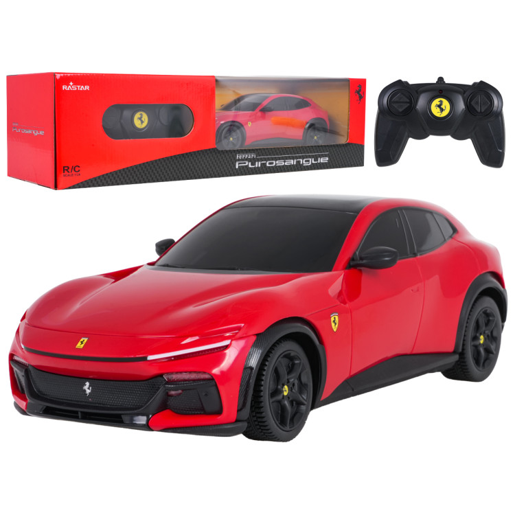 Auto na diaľkové ovládanie 1:24 Ferrari Purosangue červené RASTAR